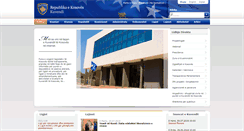 Desktop Screenshot of kuvendikosoves.org