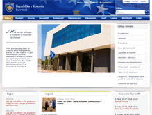 Tablet Screenshot of kuvendikosoves.org